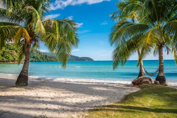 Gordijnen Beautiful tropical island beach, Koh Kood island Thailand - Travel summer holiday vacation concept. © pla2na