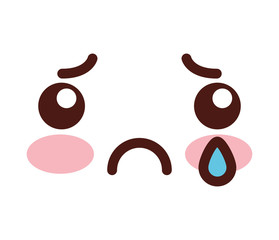 face emoticon cute square icon