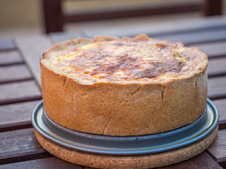 Leckere Möhren-Zucchini Quiche / Delicious Carrot and Zucchini Quiche