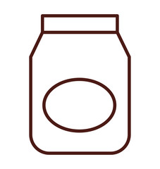 flour bag isolated icon