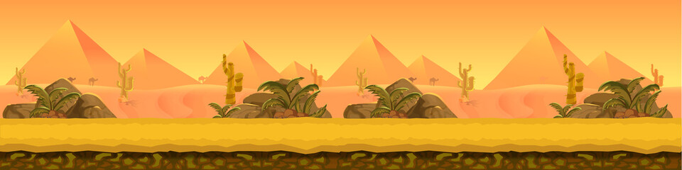 desert landscape panorama