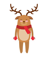 cute animal with christmas clothes