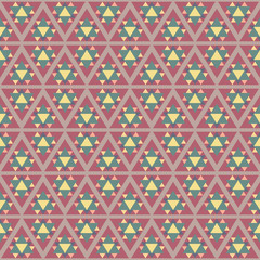 Ethnic boho seamless patterns. Abstract vintage ornament. Vector