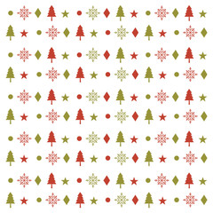 christmas background pattern icons