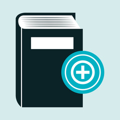 book literature library icon vector illustration design