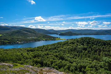 View from top of Mager&oslash;ya, Hemne, Norway
