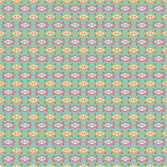 Ethnic boho seamless patterns. Abstract vintage ornament. Vector