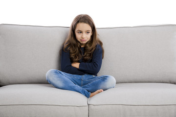 Obraz premium Upset little girl