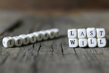 concept last will and testament
