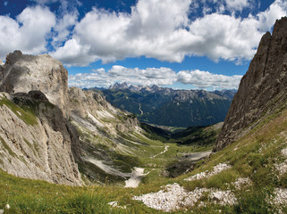 Fototapeta na wymiar Dolomiten - Rotwand