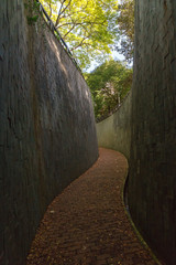 padestrian tunnel in Fort Canning Park, Singapore