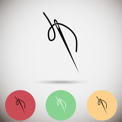 Needle and thread  icon