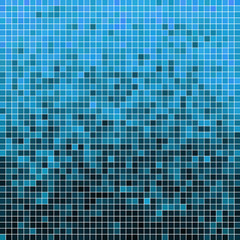 abstract vector square pixel mosaic background