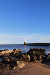 Lighthouse in Aberdeen, Scotland