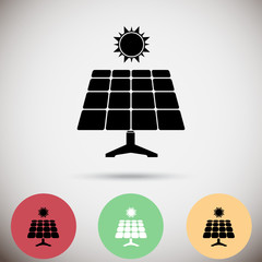 solar, panel  icon