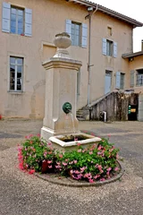 Fototapete Brunnen fontaine chavannes sur suran