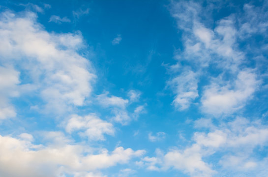 image of blue sky and white cloud.