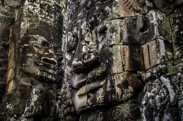 Angkor Wat temple statue