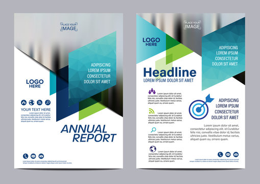 Brochure Layout design template. Annual Report Flyer Leaflet cover Presentation Modern background. illustration vector in A4 size