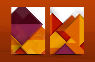 Geometric abstract background