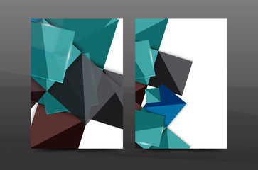 Fototapeta premium Annual report cover