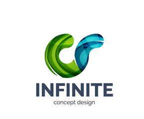 Infinite logo business branding icon