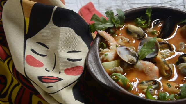 Ribjo juho v Fish soup Zuppa di pesce Andalusia Gazpacho andaluz Sopa fr&iacute;a Zarzuela Caciucco &uacute;jfundlandi hal&aacute;szl&eacute;fajta 