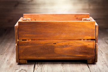 old wooden box