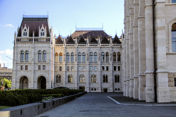Building of the Hungarian parliament in Budapest, Hungary