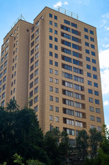 Modern apartment building in Donetsk