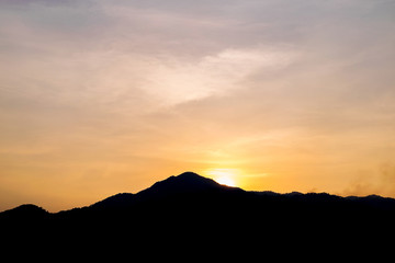 sunset from mount