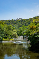 Fototapeta na wymiar 松山城と城山公園