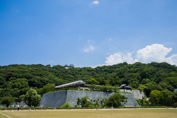 Fototapeta na wymiar 松山城と城山公園