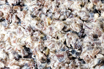 Herring mayonnaise with spices