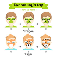 Face painting boys 3