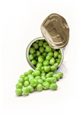 canned green pea