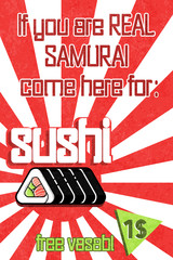 Sushi color banner