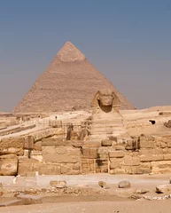 Foto op Canvas Pyramids of Giza © Michael Bogner