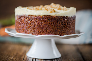 homemade fresh carrot cake