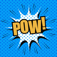 POW comic cartoon