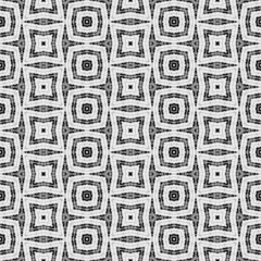 Black and white ornamental seamless pattern