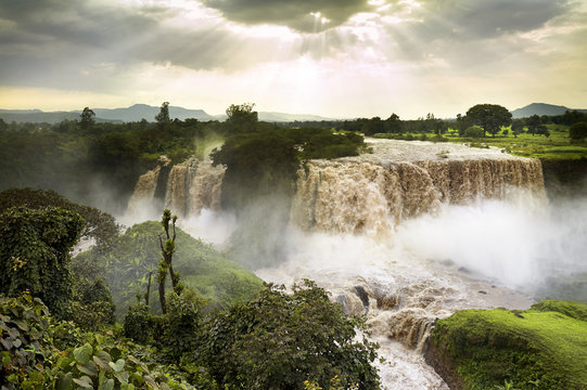 Issat Or Tissisat. Blue Nile Falls. Etiopia. Africaethiopia, Afr