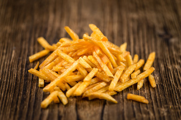Portion of potato sticks