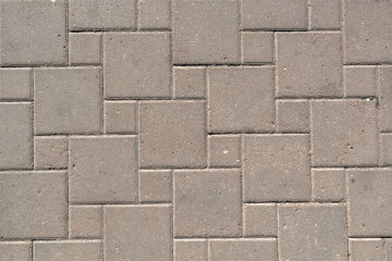 Road bricks surface