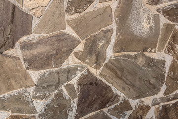 Close-up stonewall texture