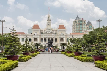 Tuinposter Ho Chi Min city (Saigon) City Hall © John Hofboer