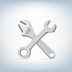 wrench and spanner icon