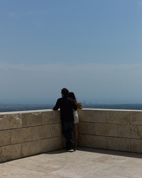 Couple Admiring Expansive View.