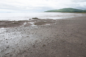 Low Tide Beach on Bay of Fundy - New Brunswick - Canada