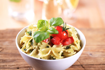 Bow tie pasta salad
